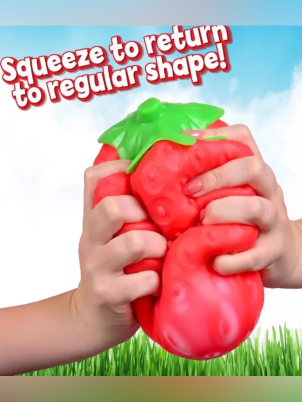 SQUEEZY XL STRAWBERRY SQUISH - NO CANCELS